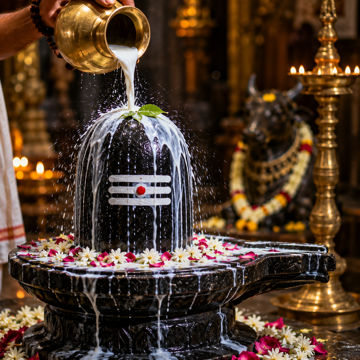 Shivalingam Abhishekam